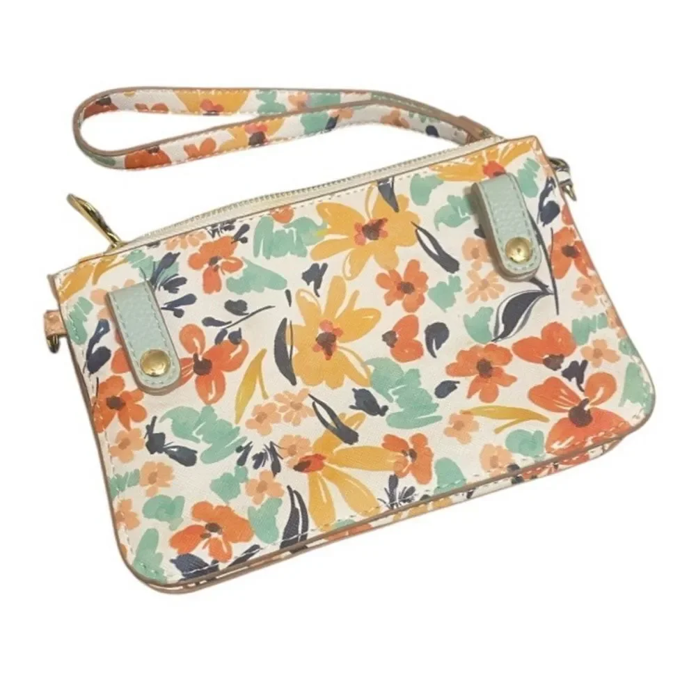 Nanette Lepore Multicolor Floral Wristlet